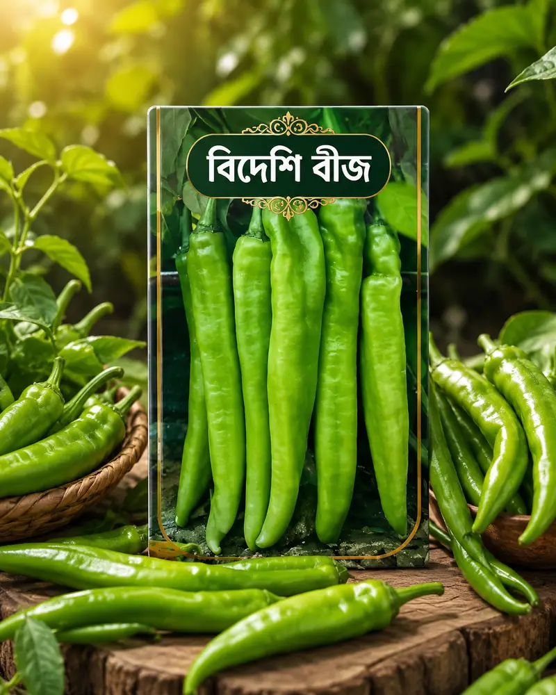বিদেশি সবুজ লম্বা মরিচের বীজ